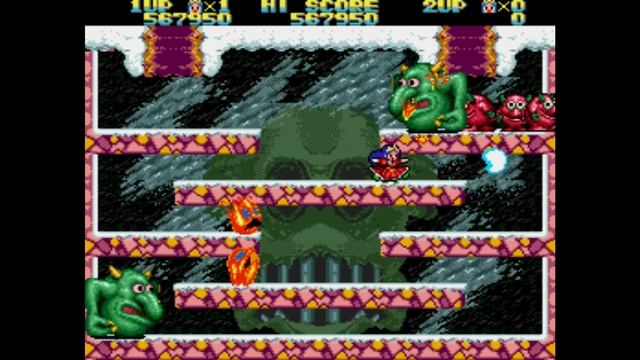 [SEGA] Snow Bros. | Snow Sisters Hack | Full Walkthrough Gameplay | No Commentary смотреть онлайн