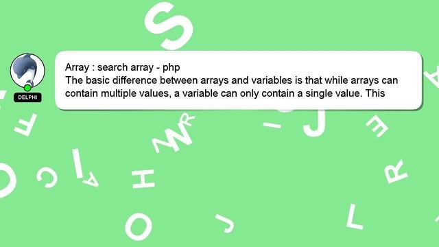 Array : search array - php смотреть онлайн