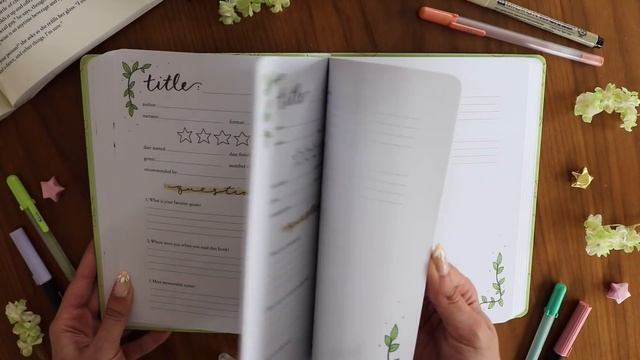 a clockwork reader reading journal | flip through смотреть онлайн