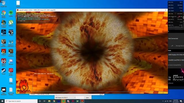 Gigabyte RX 5700 Gaming OC temperature and core clock problem смотреть онлайн