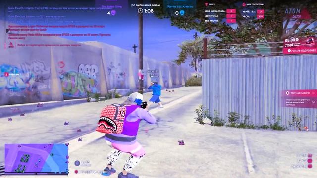 ТУЛЕВО В ГЕТО | КАПТЫ l ATOM RP COMMUNITY GTA 5 смотреть онлайн