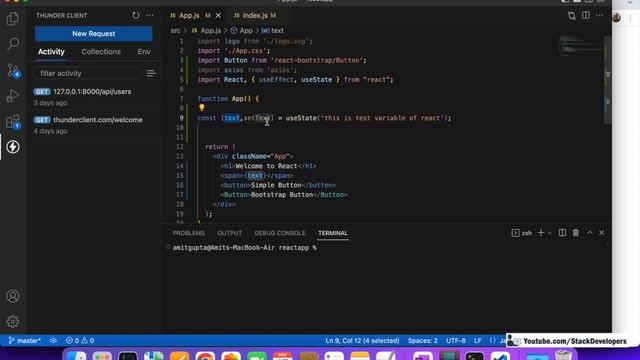 React JS Tutorial for Beginners #4 | Fetch Data from Laravel API to Show on React App via Axios смотреть онлайн