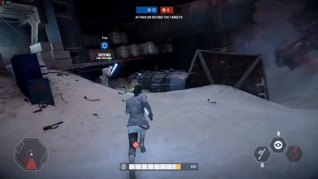 Battlefront 2 Hero Vs Villains Father and Daughter game play смотреть онлайн