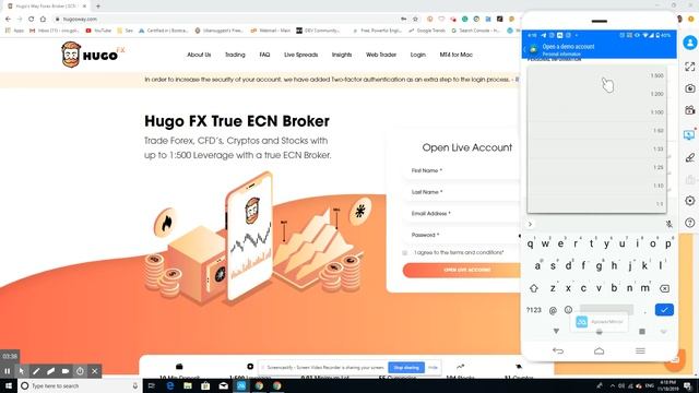 Meta-Trader-4 - Hugosway Demo Account смотреть онлайн