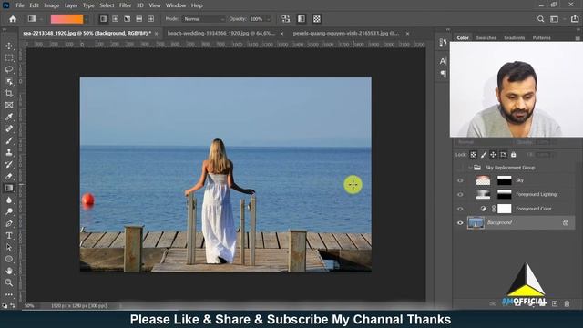 How To Change Sky In Photoshop 2021|| Urdu/Hindi || AM OFFICIAL смотреть онлайн