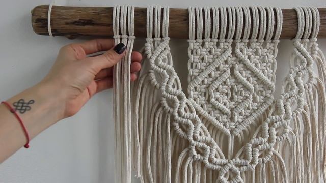 DIY Large boho macrame wall hanging смотреть онлайн