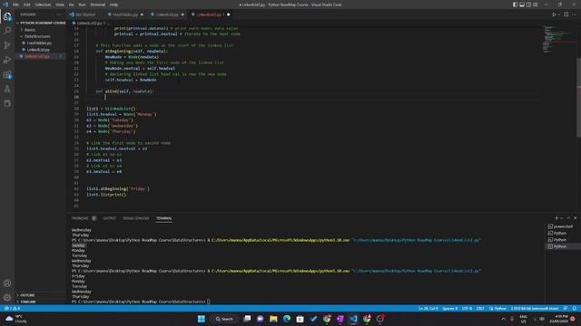 Python: Linked Lists смотреть онлайн