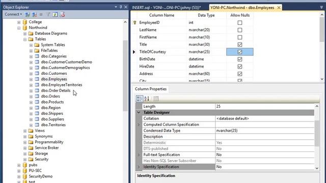 Добавка строк в БД - Insert - углубленная лекция