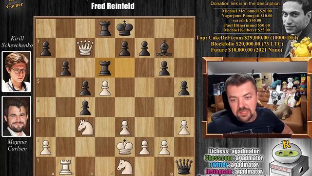 Magnus Gives a Full Rook To Trap the Queen! смотреть онлайн