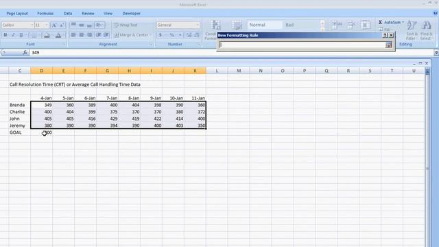 Setting up Conditional Formatting Rules in Microsoft Excel 2007 смотреть онлайн
