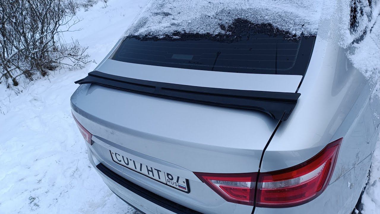 LADA Vesta,,,жабо заднего стекла ! Без него никак !!! смотреть онлайн