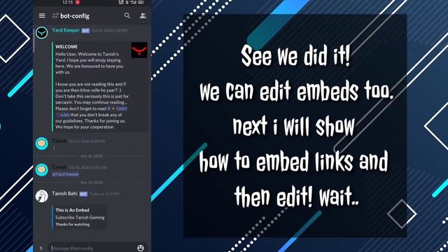 Discord Embeds | Embed you text, links and images in Discord | Hindi смотреть онлайн