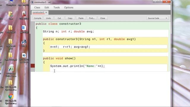 Parameterized Constructor #ShardaKarmakar #Java #ICSE смотреть онлайн