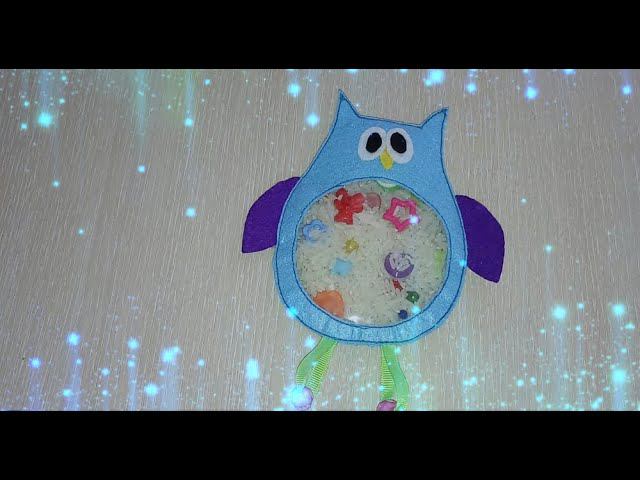 Сова-искалочка//Игрушка для ребенка из фетра// смотреть онлайн