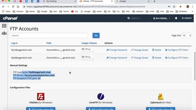 How to create FTP user | Access godaddy website using filezilla смотреть онлайн