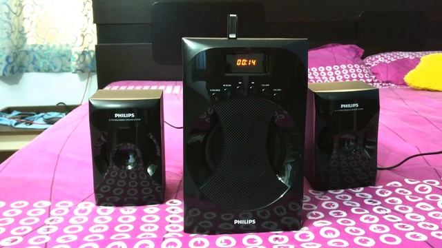 Philips (MMS-4040F/94) 2.1 Multimedia Speaker Unboxing & Hands On Review смотреть онлайн
