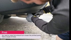 How to install exhaust tips on Toyota Rav4 2019 2020 2021