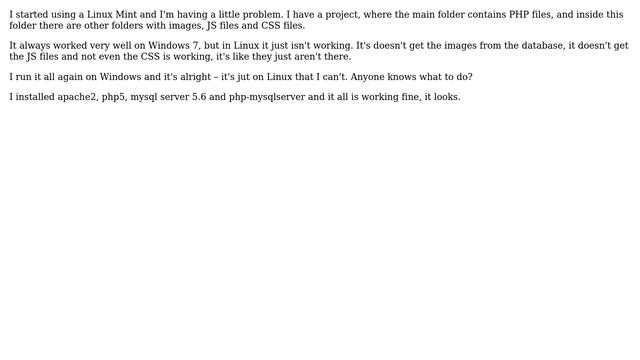 PHP site doesn't work on Linux Mint смотреть онлайн