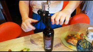 ?РЫЧАЖНЫЙ ШТОПОР? Открывает любую бутылку без усилий. Сссылка в описании // Кабанчик 24