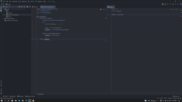 Speech recognition and TTS set up || Make a personal assistant with python || part #1 || смотреть онлайн