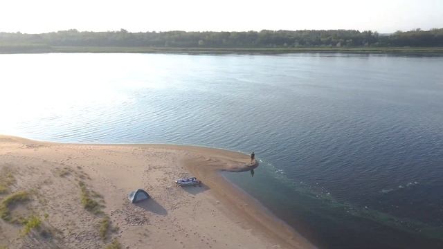 Мальдивы на Волге: ночуем на необитаемом острове в Саратовской области смотреть онлайн