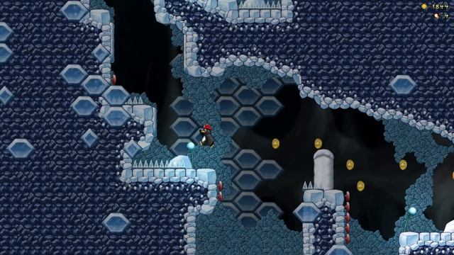 SuperTux. The crystal catacombs. 16-20 levels смотреть онлайн