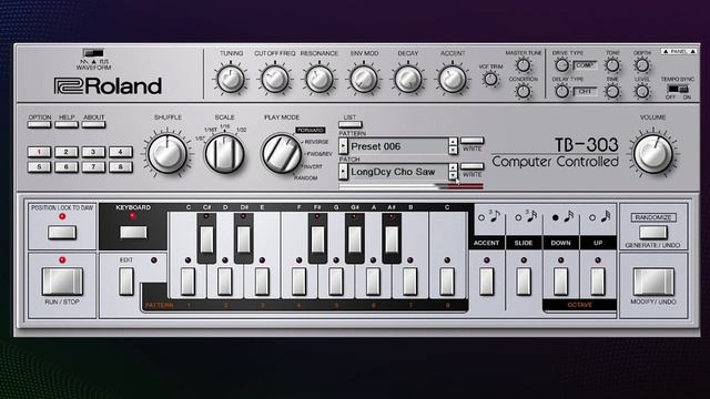 Roland Cloud TB 303. Обзор за минуту от Pavel Khvaleev и Blackfeel Wite. смотреть онлайн