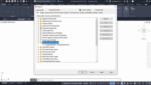 Save CAD drawings every 2 minutes | OPTIONS | AutoCAD Tips in 60 Seconds смотреть онлайн