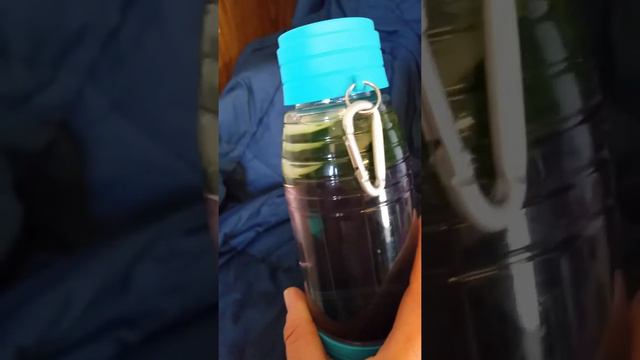 Aider fruit infuser Lemon Water Bottle with Integrated Juicer 20 Oz blue...product review смотреть онлайн
