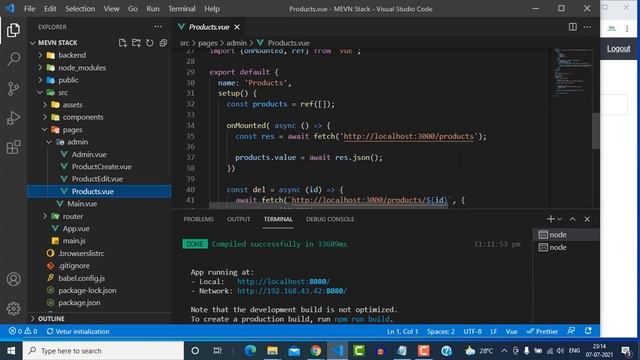 MEVN Stack Tutorial For Beginners in Hindi | 2021 смотреть онлайн
