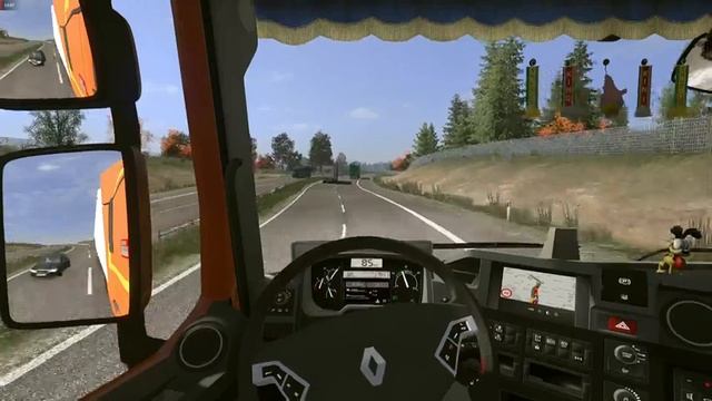 [ETS2] Euro Truck Simulator 2 1.32 - Renault Range T - Trailer Schwarzmuller смотреть онлайн