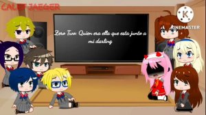 Darling in the franxx reacciona a ( Hiro es Raleigh Becket) 1/?