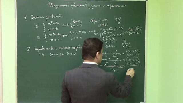 2. Квадратные уравнения и неравенства с параметрами. Часть 3. смотреть онлайн