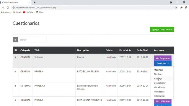 Cuestionarios Encuestas en PHP, MySql, JS Google Forms смотреть онлайн