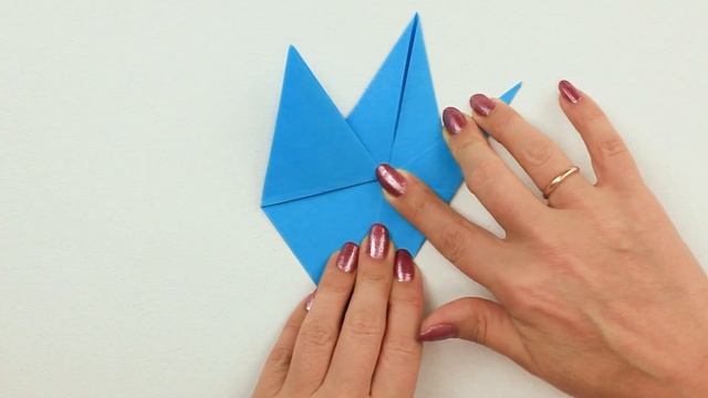 Оригами Рыбка из бумаги | PAPER FISH | How to make paper fish | Easy paper crafts смотреть онлайн