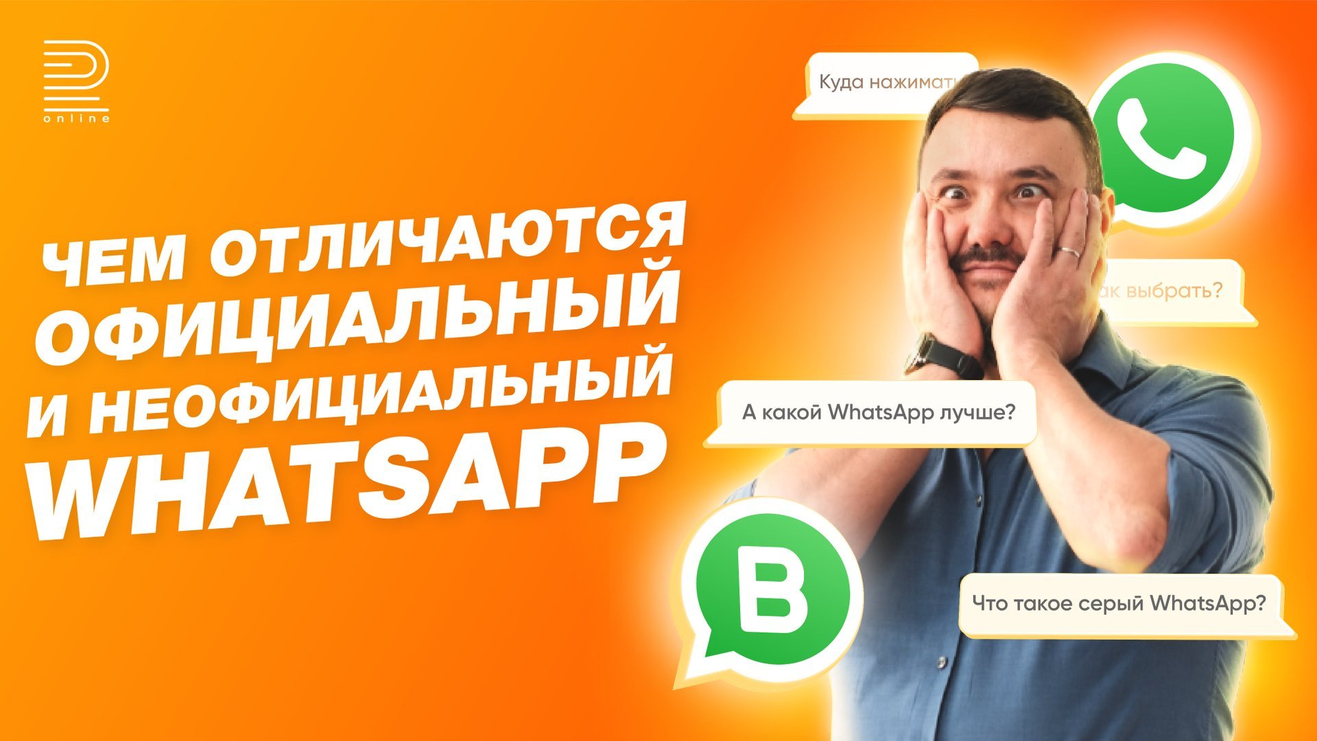 В чем разница: официальный (WhatsApp Business API) или обычный WhatsApp? Разбираем плюсы и минусы смотреть онлайн
