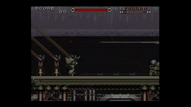 Cybernator SNES gameplay XRGB смотреть онлайн