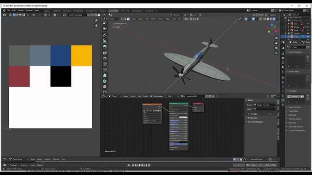 12. Blender Texture. Spitfire смотреть онлайн