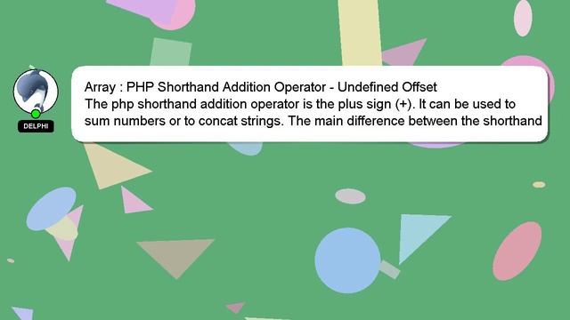 Array : PHP Shorthand Addition Operator - Undefined Offset смотреть онлайн