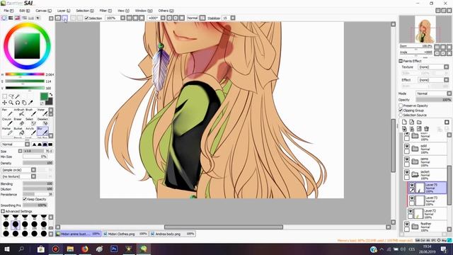 BSD| OC Speedcoloring - Midori Portrait смотреть онлайн