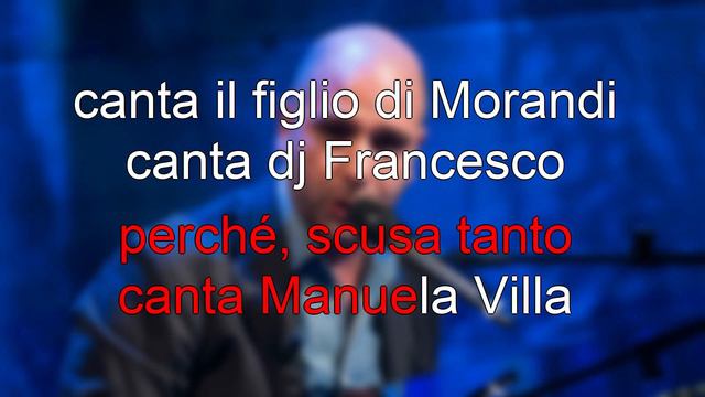 Checco Zalone, A te - karaoke смотреть онлайн