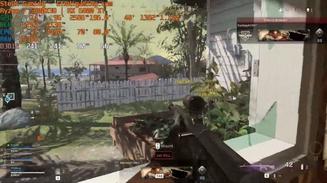 WARZONE 5800X3D VS 5800X RX 6800XT LOW 1080P смотреть онлайн