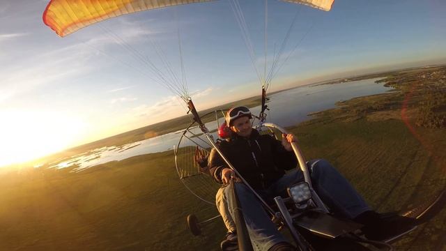 Летние полёты на параплане в Челябинске. Сезон 2019 смотреть онлайн