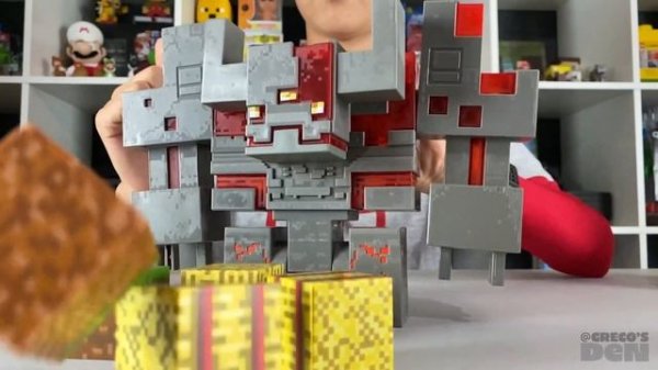 Minecraft Dungeons Redstone Monstrosity Toy Review!