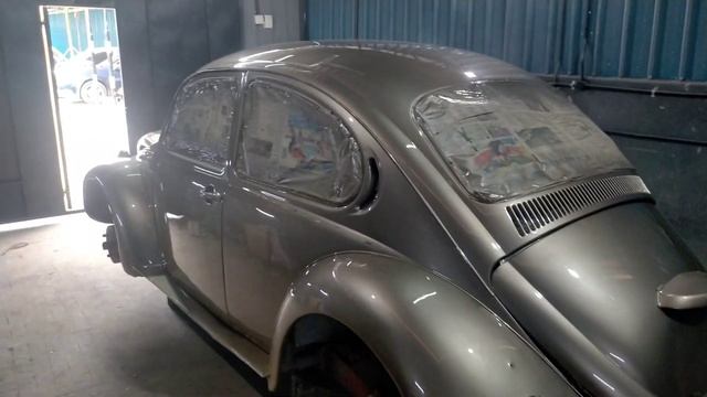 PAINT DAY!!!! FOR THE 1985 VOLKSWAGEN BEETLE BUILD смотреть онлайн