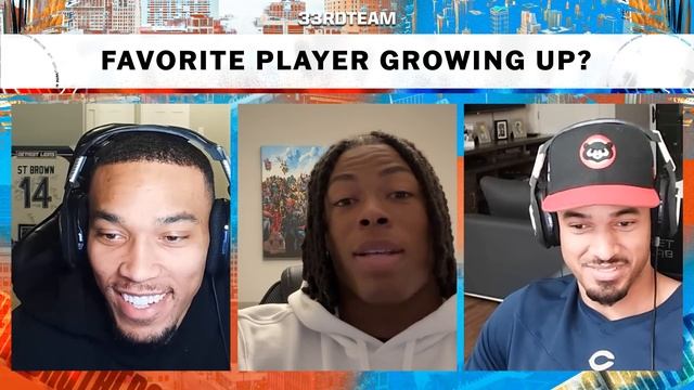 Jahmyr Gibbs on D-Mo letting him get 1-YD TD, Meeting Amon-Ra, Georgia Tech to Alabama & More смотреть онлайн