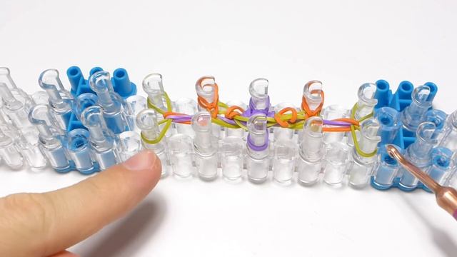 Браслет АЛИНА из резинок Rainbow Loom Bands. Урок 371 | Braselet Rainbow Loom смотреть онлайн