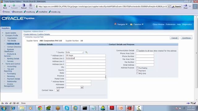 Chandraonlines How To Create Supplier Site Contacts in Oracle Applications R12 смотреть онлайн