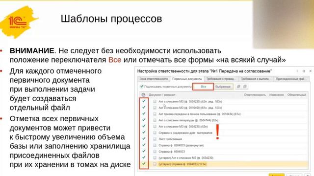 Планы по доработкам подсистемы "Процессы обработки документов" смотреть онлайн