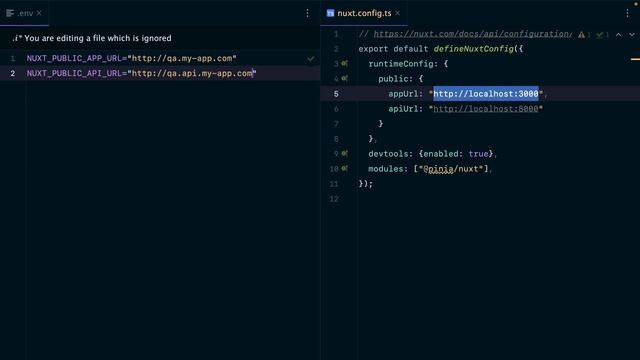 Nuxt 3 - environment variables смотреть онлайн